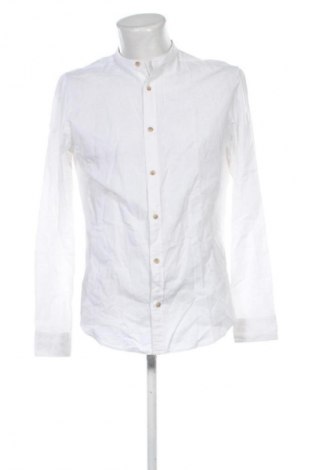 Ανδρικό πουκάμισο Jack & Jones, Μέγεθος M, Χρώμα Λευκό, Τιμή 17,99 €