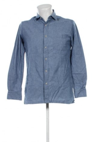 Мъжка риза Massimo Dutti, Размер M, Цвят Син, Цена 22,99 лв.