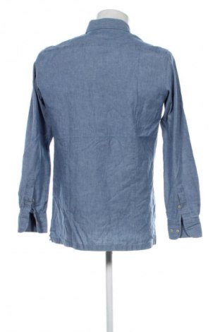 Мъжка риза Massimo Dutti, Размер M, Цвят Син, Цена 22,99 лв.