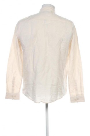 Ανδρικό πουκάμισο Pier One, Μέγεθος M, Χρώμα Εκρού, Τιμή 23,99 €