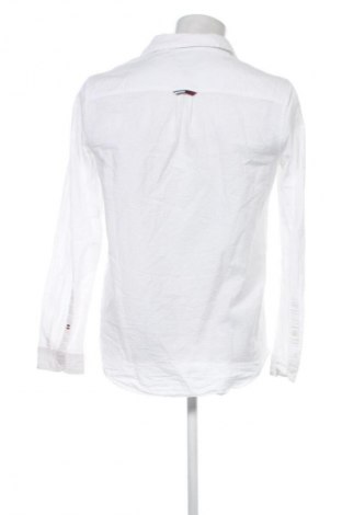 Cămașă de bărbați Tommy Jeans, Mărime M, Culoare Alb, Preț 163,20 Lei