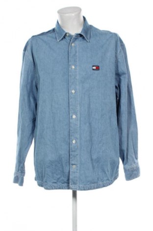 Cămașă de bărbați Tommy Jeans, Mărime XL, Culoare Albastru, Preț 106,99 Lei