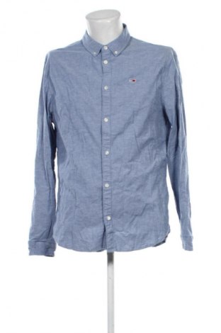 Мъжка риза Tommy Jeans, Размер XXL, Цвят Син, Цена 50,99 лв.