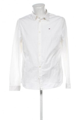 Férfi ing Tommy Jeans, Méret XL, Szín Fehér, Ár 33 250 Ft