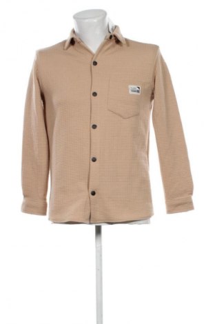 Herrenhemd Unbranded, Größe M, Farbe Beige, Preis € 20,99