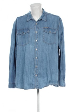 Herrenhemd Unbranded, Größe 3XL, Farbe Blau, Preis 17,62 €