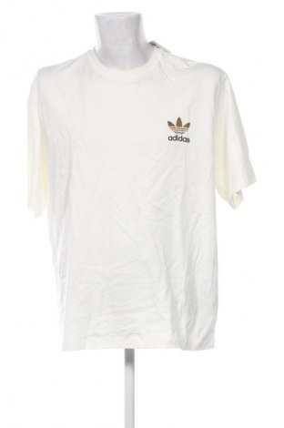Męski T-shirt Adidas, Rozmiar L, Kolor ecru, Cena 203,99 zł