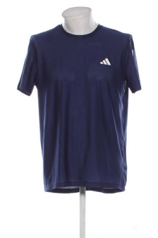 Herren T-Shirt Adidas, Größe L, Farbe Blau, Preis 34,99 €