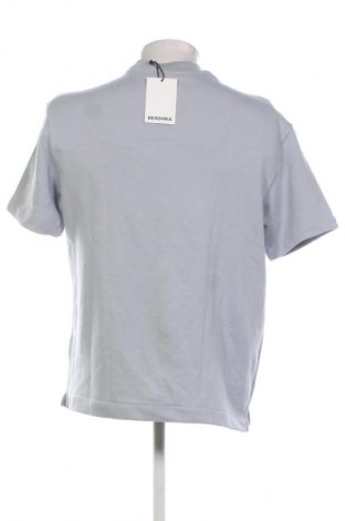 Herren T-Shirt Bershka, Größe S, Farbe Blau, Preis € 21,99