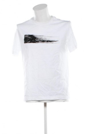 Herren T-Shirt Calvin Klein, Größe XL, Farbe Weiß, Preis € 23,99