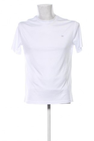 Herren T-Shirt Calvin Klein, Größe M, Farbe Weiß, Preis 19,99 €