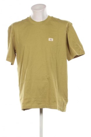 Pánské tričko  Calvin Klein Jeans, Velikost L, Barva Zelená, Cena  1 249,00 Kč