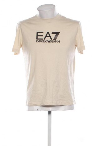 Męski T-shirt Emporio Armani, Rozmiar S, Kolor Beżowy, Cena 299,99 zł