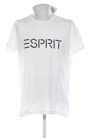 Tricou de bărbați Esprit, Mărime L, Culoare Alb, Preț 39,47 Lei