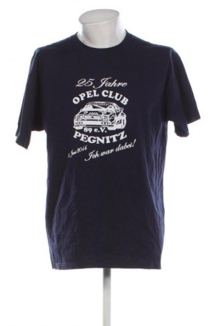 Męski T-shirt Fruit Of The Loom, Rozmiar XL, Kolor Niebieski, Cena 29,99 zł