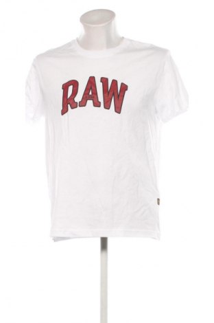 Męski T-shirt G-Star Raw, Rozmiar M, Kolor Biały, Cena 162,99 zł