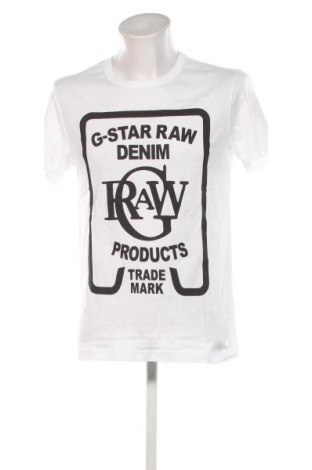 Męski T-shirt G-Star Raw, Rozmiar M, Kolor Biały, Cena 190,99 zł