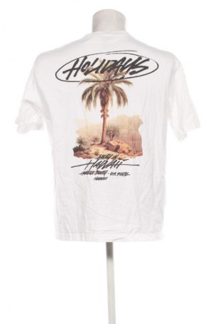 Herren T-Shirt H&M, Größe L, Farbe Weiß, Preis 9,72 €