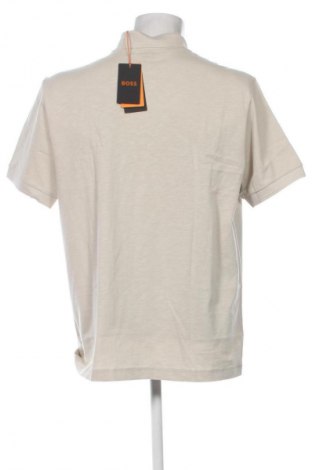 Męski T-shirt Hugo Boss, Rozmiar XL, Kolor Beżowy, Cena 417,99 zł
