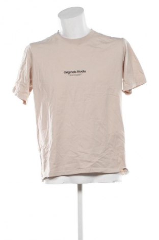 Herren T-Shirt Jack & Jones, Größe L, Farbe Beige, Preis € 9,99
