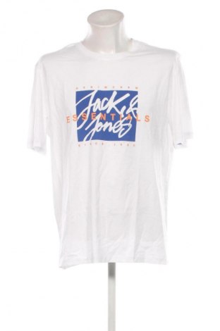 Męski T-shirt Jack & Jones, Rozmiar XXL, Kolor Biały, Cena 74,99 zł