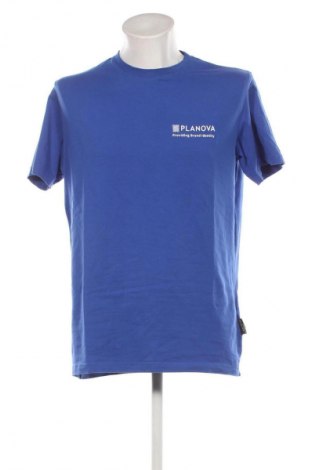 Tricou de bărbați James & Nicholson, Mărime L, Culoare Albastru, Preț 51,45 Lei