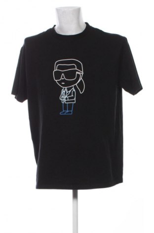 Męski T-shirt Karl Lagerfeld, Rozmiar XXL, Kolor Czarny, Cena 299,99 zł