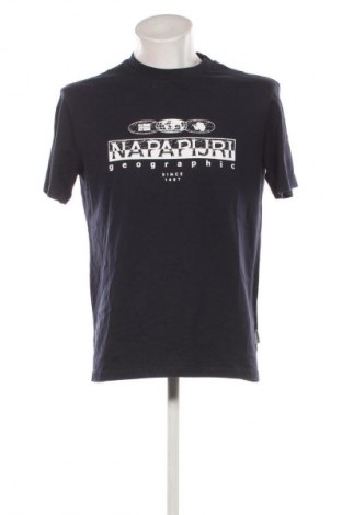 Męski T-shirt Napapijri, Rozmiar M, Kolor Niebieski, Cena 228,99 zł