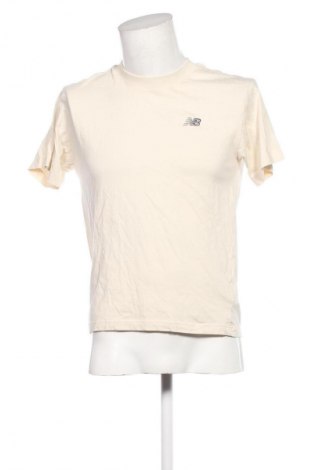 Ανδρικό t-shirt New Balance, Μέγεθος S, Χρώμα Εκρού, Τιμή 14,99 €