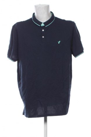Męski T-shirt Pier One, Rozmiar 3XL, Kolor Niebieski, Cena 62,99 zł