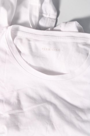 Tricou de bărbați Pier One, Mărime L, Culoare Alb, Preț 107,99 Lei