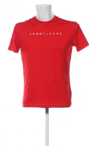 Pánské tričko  Tommy Jeans, Velikost S, Barva Červená, Cena  1 249,00 Kč