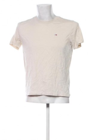 Ανδρικό t-shirt Tommy Jeans, Μέγεθος M, Χρώμα  Μπέζ, Τιμή 17,99 €