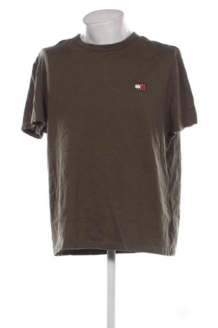 Мъжка тениска Tommy Jeans, Размер XXL, Цвят Зелен, Цена 34,99 лв.