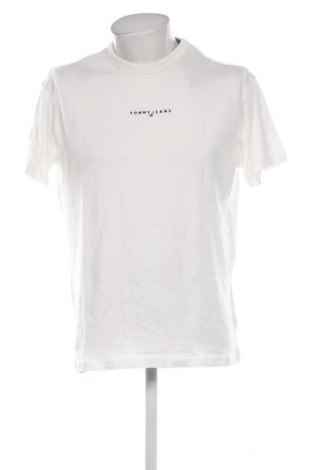 Мъжка тениска Tommy Jeans, Размер S, Цвят Бял, Цена 62,99 лв.