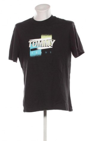 Herren T-Shirt Tommy Jeans, Größe L, Farbe Schwarz, Preis 39,40 €