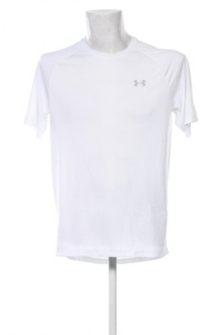 Męski T-shirt Under Armour, Rozmiar M, Kolor Biały, Cena 163,99 zł
