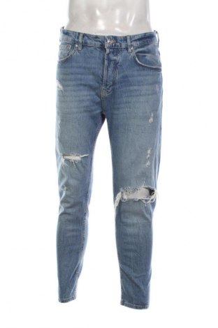 Blugi de bărbați Pull&Bear, Mărime M, Culoare Albastru, Preț 102,63 Lei