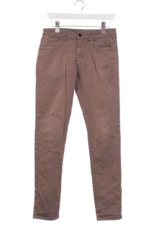 Мъжки дънки Zara Man, Размер S, Цвят Кафяв, Цена 26,98 лв.