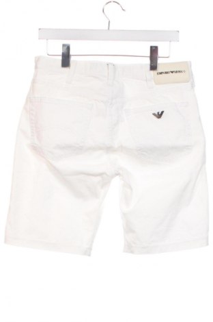 Pantaloni scurți de bărbați Emporio Armani, Mărime S, Culoare Alb, Preț 206,39 Lei