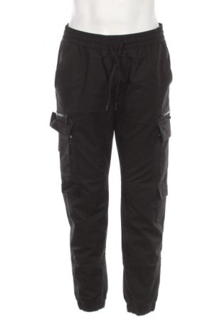 Pantaloni de bărbați Bershka, Mărime L, Culoare Negru, Preț 102,63 Lei