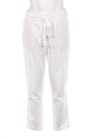 Pantaloni de bărbați Zara, Mărime L, Culoare Alb, Preț 71,10 Lei