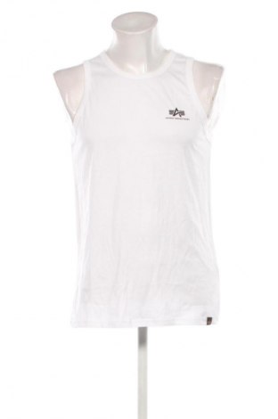 Herren Tanktop Alpha Industries, Größe M, Farbe Weiß, Preis € 32,99