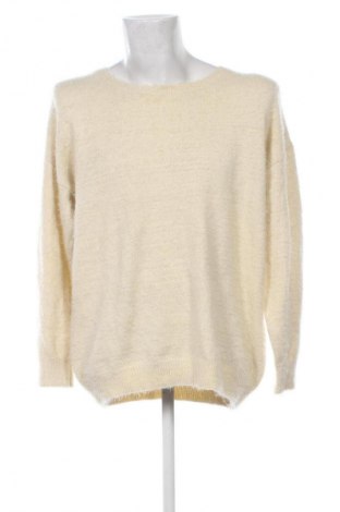 Herrenpullover Fashion nova, Größe L, Farbe Ecru, Preis 17,88 €