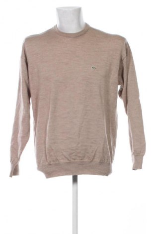 Мъжки пуловер Lacoste, Размер L, Цвят Бежов, Цена 104,99 лв.