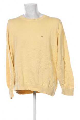 Męski sweter Tommy Hilfiger, Rozmiar XL, Kolor Żółty, Cena 239,99 zł