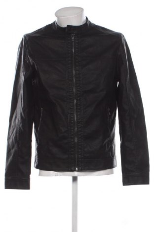 Geacă de piele pentru bărbati Jack & Jones, Mărime L, Culoare Negru, Preț 519,99 Lei