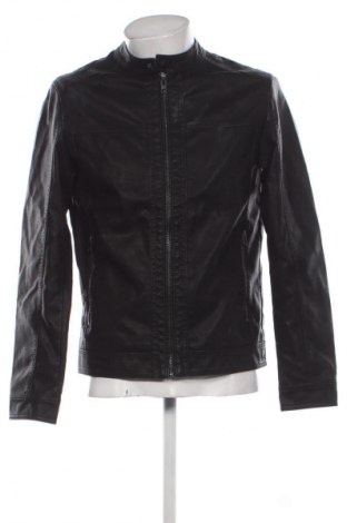Herren Lederjacke Jack & Jones, Größe M, Farbe Schwarz, Preis € 83,99