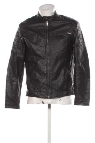 Herren Lederjacke Jack & Jones, Größe L, Farbe Schwarz, Preis € 43,99