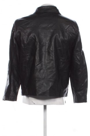Férfi bőrdzseki Pull&Bear, Méret L, Szín Fekete, Ár 5 399 Ft